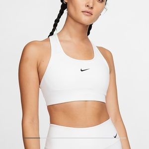 nike swoosh sports bra